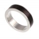 Gintaro - sidabro žiedas